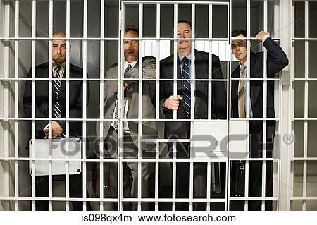 Businessmen in jail View Large Photo Image Picture - Businessmen in jail. Fotosearch