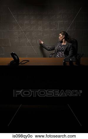Businesswoman and chalk marks on wall View Large Photo Image Picture - Businesswoman and chalk marks on wall. Fotosearch