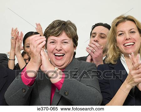 Businesswomen clapping View Large Photo Image Stock Photography - Businesswomen clapping. Fotosearch
