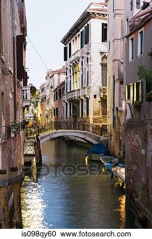 Canal and bridge in venice View Large Photo Image Stock Image - Canal and bridge in venice. Fotosearch