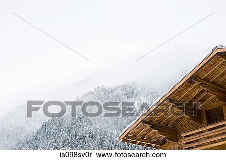 Chalet In French Alps Stock Photography Is098sv0r Fotosearch