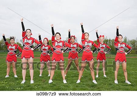 Stock Photo - Cheerleaders. Fotosearch