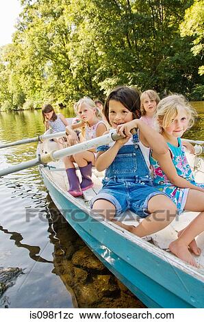 Children on a boat View Large Photo Image Stock Image - Children on a boat. Fotosearch