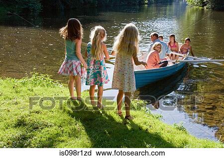 Children on a boat View Large Photo Image Stock Image - Children on a boat. Fotosearch