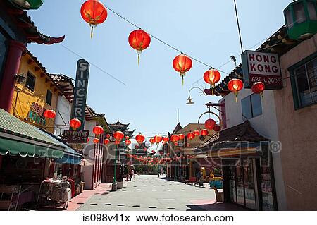 Chinatown, Downtown LA, Los Angeles County, California, USA View Large Photo Image Stock Photo - Chinatown, Downtown LA, Los Angeles County, California, USA. Fotosearch