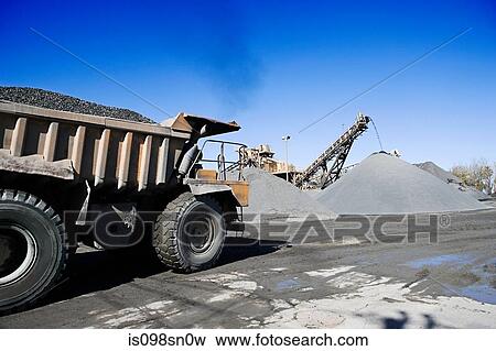 Coal mining View Large Photo Image Stock Photo - Coal mining. Fotosearch