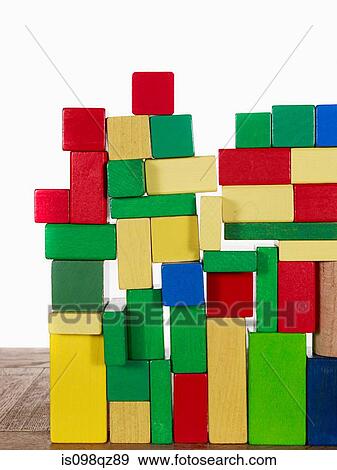 Stock Photo - Colorful building blocks. Fotosearch