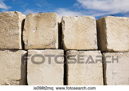 Stock Photography - Concrete blocks. Fotosearch