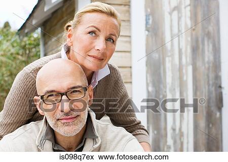 Stock Photo - Couple outdoors. Fotosearch
