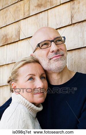 Stock Photograph - Couple outdoors. Fotosearch