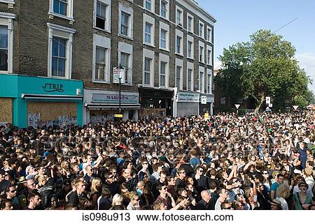 Crowds at Notting Hill Carnival, London View Large Photo Image Stock Image - Crowds at Notting Hill Carnival, London. Fotosearch