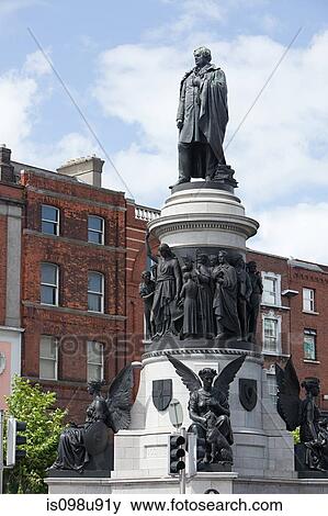 Daniel O'Connell statue, Dublin, Ireland View Large Photo Image Stock Photo - Daniel O'Connell statue, Dublin, Ireland. Fotosearch