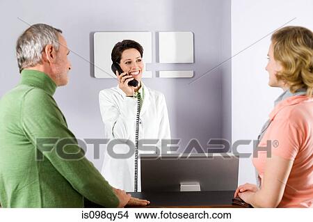 Picture - Dental surgery reception. Fotosearch