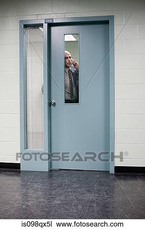 Detective behind door View Large Photo Image Stock Image - Detective behind door. Fotosearch