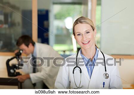 Doctor in laboratory View Large Photo Image Stock Image - Doctor in laboratory. Fotosearch