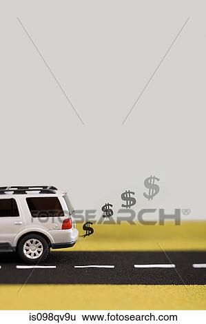 Dollar sign exhaust fumes View Large Photo Image Stock Photograph - Dollar sign exhaust fumes. Fotosearch