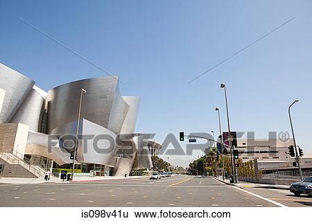 Downtown LA looking towards Disney Concert Hall, Los Angeles County, California, USA View Large Photo Image Stock Photograph - Downtown LA looking towards Disney Concert Hall, Los Angeles County, California, USA. Fotosearch