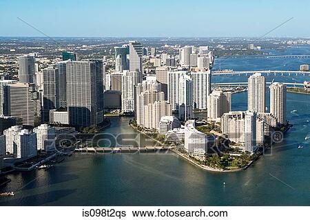 Downtown miami View Large Photo Image Stock Photograph - Downtown miami. Fotosearch