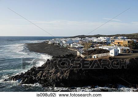 El Golfo, Lanzarote View Large Photo Image Stock Image - El Golfo, Lanzarote. Fotosearch