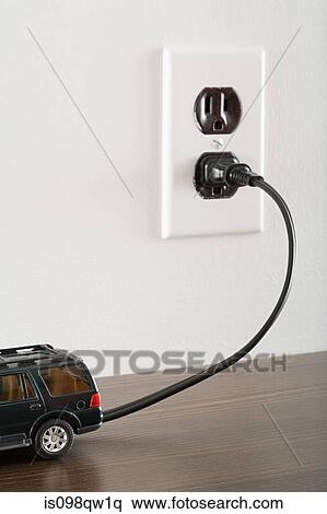 Electric car View Large Photo Image Stock Photography - Electric car. Fotosearch