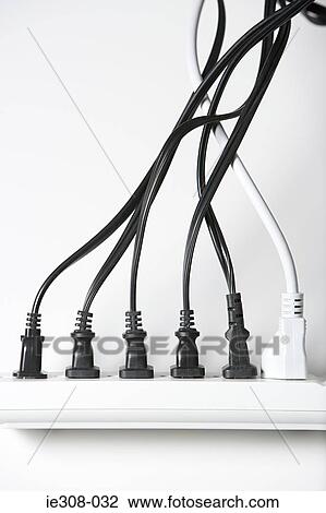 Electrical plugs in a extension cord View Large Photo Image Stock Image - Electrical plugs in a extension cord. Fotosearch