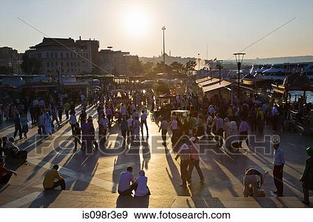 Stock Photo - Emin Harbour, Istanbul. Fotosearch