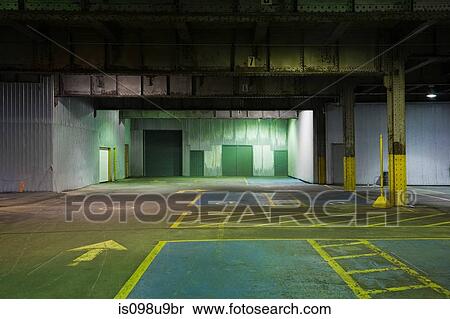 Empty car park View Large Photo Image Stock Photography - Empty car park. Fotosearch