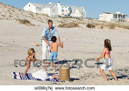 Family at the beach View Large Photo Image Stock Image - Family at the beach. Fotosearch