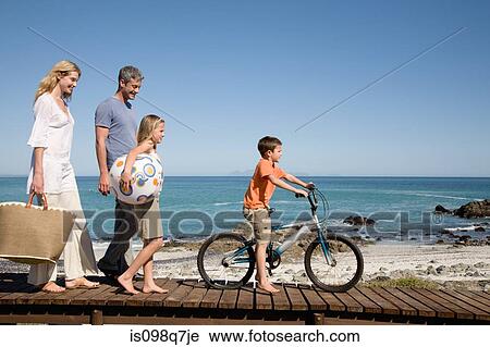 Family at the coast View Large Photo Image Stock Image - Family at the coast. Fotosearch