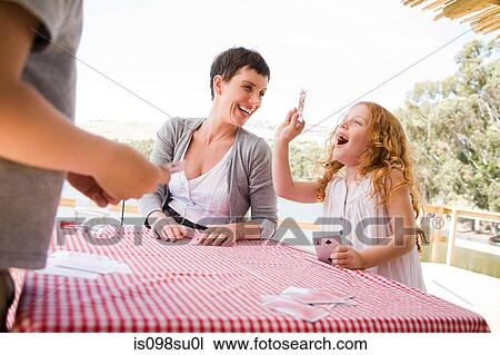 Family enjoying lakeside vacation View Large Photo Image Stock Image - Family enjoying lakeside vacation. Fotosearch