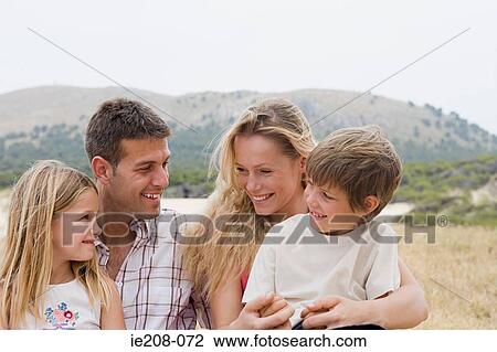 Family outdoors View Large Photo Image Stock Image - Family outdoors. Fotosearch