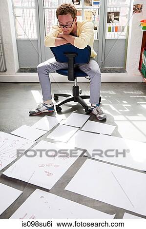 Fashion designer at work View Large Photo Image Stock Image - Fashion designer at work. Fotosearch