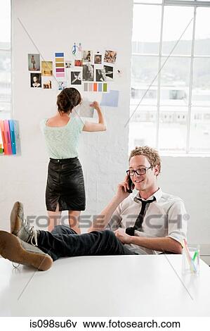 Fashion designers at work View Large Photo Image Stock Photo - Fashion designers at work. Fotosearch