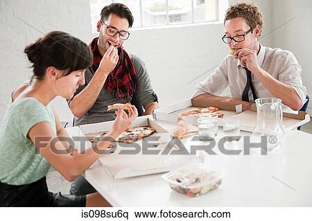 Stock Photography - Fashion designers on lunchbreak. Fotosearch