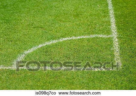 Picture - Football pitch. Fotosearch