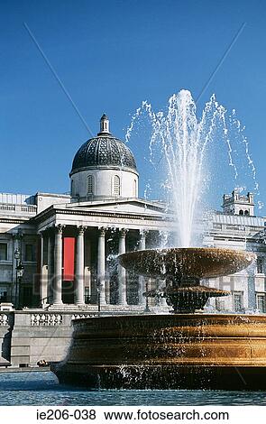 Fountain in trafalgar square View Large Photo Image Stock Photo - Fountain in trafalgar square. Fotosearch