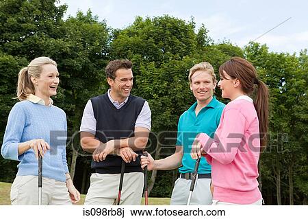 Four golfing friends View Large Photo Image Stock Image - Four golfing friends. Fotosearch
