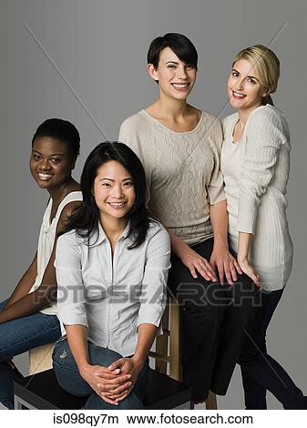 Picture - Four women. Fotosearch