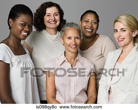 Picture - Four women. Fotosearch