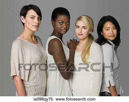 Four women View Large Photo Image Stock Image - Four women. Fotosearch