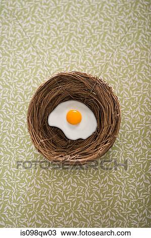 Fried nest egg View Large Photo Image Stock Image - Fried nest egg. Fotosearch