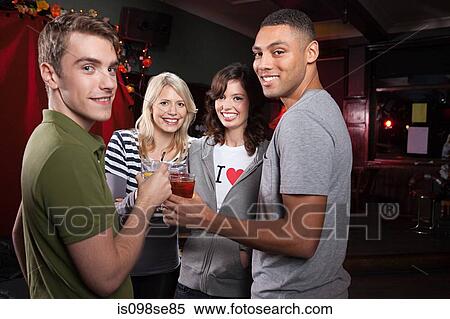 Friends in bar View Large Photo Image Stock Photography - Friends in bar. Fotosearch