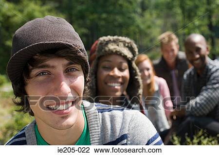 Friends smiling View Large Photo Image Stock Image - Friends smiling. Fotosearch