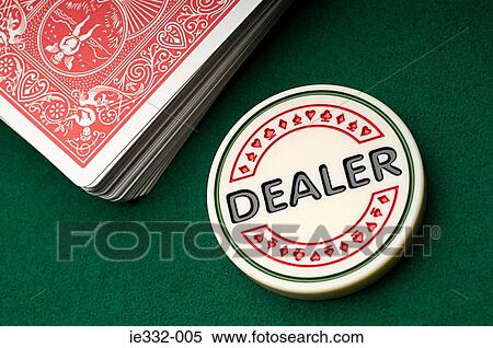 Stock Photography - Gambling chip and playing cards. Fotosearch