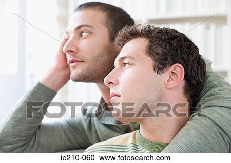 Stock Image - Gay couple. Fotosearch