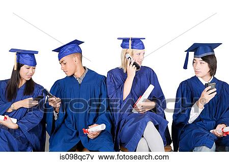 Graduating high school students View Large Photo Image Stock Photo - Graduating high school students. Fotosearch