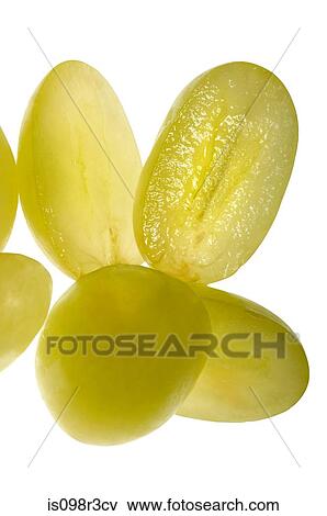Stock Photo - Grapes on white background. Fotosearch