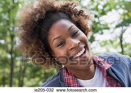 Stock Image - Happy woman. Fotosearch