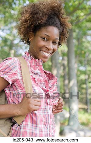 Stock Image - Happy woman. Fotosearch