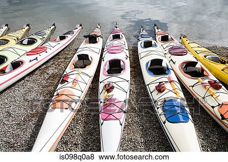 Stock Photo - Kayaks. Fotosearch